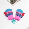 Enfants hiver gant bébé tricoté gants chauds suspendus cou hiver épais gants chauds garçons filles Mittens4396177