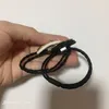 3.5x2.5cm God kvalitet Mode Svartvitt Gummi Bands C Hårring Avtagbar Dubbelskikt Huvudrepe för damer Samling Smycken Huvudbonad VIP Gift