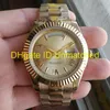 Luxury Mens Watch Top Högkvalitativ dag Rostfritt stål Safir Spegel Casual Date Klockor Män Automatisk mekanisk armbandsur