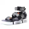 Meb Sommerschuhe Sandalen Neuheit Design High-Top Bunte Klettverschluss Coole Männer Sandalen Strandschuhe Alias hombre Casual