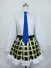 Collant con reggicalze Calza Anarchy School Uniform Dress Costume Cosplay