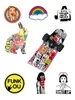 200-800PCS Cool Waterproof Vinyl Random Stickers Pack for Kids Teens Adults Bomb Water Bottle Phone Case Laptop Skateboard Bike Car Decals