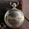 Starożytne zegarki antyczne The Greatest Grandpa Design Męski analogowy zegarek kieszonkowy kwarcowy Dziadek prezent Łańcuch z wisiorem Big Rome Dial Clock