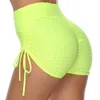 2020 nero Yoga Shorts Women Sexy Push Up fitness breve Legging vita alta palestra Trunks corso stretta intima Abbigliamento sportivo a righe