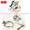 Rostfritt stål Super Small Male Chastity Device Metal Chastity Cage A78