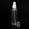 Plastikowa butelka sprayowa Hurtownie 120ml Puste drobne opryskiwacze Butelki Travel Perfume Atomizer do alkoholu dezynfekującego