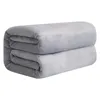 Herfst en Winter Flanel Wool Deken Warm Zachte Koraal Fleece Deken Beddengoed Volwassen Solid Bed Cover Sofa Bed Cover