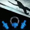Mjuka nässporter och öronproppsklipp Set simning Silikonpåse OPP Bekväma klippproppar näsa under vattnet för vatten öronvaror och KI2946448