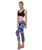 Women Yoga Outfits Floral Printed Sports Leggings Ladies Yoga Pants Sport GYM Running Skinny Workout Legging Pencil Pants GGA2694