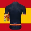 2020 Spanje Blauw Nieuwe Team Wielertrui Aangepaste Road Mountain Race Top Max Storm Maillot Ciclismo Fietsen Sets9952415