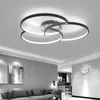2019 moderne led lustre pour salon chambre corps en aluminium télécommande maison lustre éclairage lampe luminaire