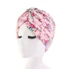 Moda donna stampa floreale cotone turbante cappello bandana sciarpa cancro chemio berretti copricapo berretti da sonno accessori per capelli