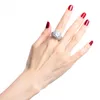 Fashion- Bohemia Srebrny Elephant Korona Okrągła Wysoka Korona Rzeźbione Pierścienie Zestaw Knuckle Finger Midi Pierścień Dla Kobiet Biżuteria Fine Jewelry