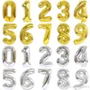 2020 40 Inch Helium Air Balloon Fly Up Number Shaped Gold Silver Rose Inflatable Ballons Birthday Wedding Decoration Event Party L1211805