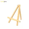 Small Easel Desktop Oil Paiting Bracket Wooden Mini Wood Display Easel Wood Easels Set For Paintings Craft Small Plate Holder