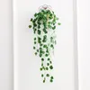 شنقا فاين يترك العشب الاصطناعي النباتات حديقة حفل زفاف ديكور جدار ديكور زهور اكاليل HH9-2185