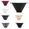 Sexy Lace Underwear Bowknot Ribbon Low Waist Briefs Panties Lingerie underwears mujeres ropa interior will and sandy
