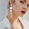 10Pair New Fashion Round Ball Imitation Pärlor Stud Örhängen för Kvinnor Party Bröllopsgåva Partihandel Öron Smycken