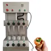 Commercieel roestvrijstalen pizza -kegelmachine elektrische pizza -eierrolvorming maker