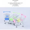 Supermarket Handcart Baby Toys Mini Trolley Toy Utility Carts Storage Folding Shopping Cart Basket Toys Children Boys Novelty Item1375502