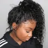 360 Full Lace Wig Human Hair for Black Women Brazilian kinky curly Laces Front Wiges Pre Plucked Wet and Wavy 1305282313