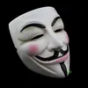 Halloween Masquerade Anonymous Guy Fawkes Fancy V Masks V for Vendetta Resin Mask Dress Adult Costume Cosplay Party Props3446581