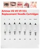 Micro Needles Cartridge Tips for Artmex V8 V6 V11 V9 permanent makeup machine Tattoo Needle Derma pen MTS PMU Skin Care