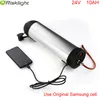 Bateria electric bicycle water kettle 250W 24V 10AH Water bottle Li-ion battery with USB port