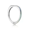 Оптово коробка Алмазное сердце RING Подарочный набор Оригинал для Pandora стерлингового серебра 925 Обручальные кольца для женщин