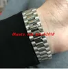 3 Style Men Watch Automatic Movement Asia 2813 Sapphire Luminous 41mm Black Dial Gold Silver Steel Bracelet Luxury Wristwatch