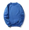 USA Rozmiar Zimowe Grube Bluzy Mężczyźni Ciepłe Sweter Streetwear Okrągły Kołnierz Sportswear Solid Color Fleece Bluzy Pary Wy19 4Sets / Lot