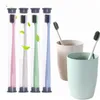 Soft Bamboo Charcoal Toothbrush Eco Friendly Wheat Straw Toothbrush Portable el Home Travel Tooth Brush Oral Care 4 Colors DH256058826