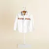 2020 Spring New Children039s Wear Children Lengeve Shird Dress White Shirt Boys Shird Splicing1762514