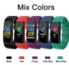 Plus Smart Bracciale Fitness Tracker Band Cardiofrequenzimetro Monitor per la pressione sanguigna Smart Wristband Per apple Color per iPhone Android