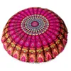 Stor 8080 cm mandala golvkuddar bohemsk meditation kudde täcker runda pouf retro boho tapestry cover fall205730677