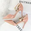 Vente chaude - talons hauts talons perlés chaussures habillées de bureau femmes chaussures roses femme zapatos fiesta mujer élégantes pompes femmes chaussures talons hauts