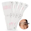 Mikroblading 12 typer Eyebrow Stencil Ruler Portable Snabb Makeup Supply Cosmetic Tools Microblade Eye Brow Makeup Tattoo Supply