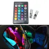 Car Clearance Lights T10 LED Gadget Light Silicone Auto Colorful Lamp Of Infrared Ray Remote Control Door Reading