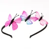 Dziewczyny Fairy Princess Hairbands Dzieci Handmade Dzieci Motyl Akcesoria do włosów Dziewczyny Kolorowe prezenty Designer Opaska