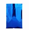 16 * 24 centímetros New Style 100pcs Colorido Aliminum folha Zip Bloqueio Bag auto vedação colorido Matellic Mylar Foil zipper Pacote Bag For Food Grocery