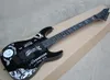 Tre färger Electric Guitar med Moon Pattern Floyd Roserosewood Fingerboardcan anpassas som begäran1471591