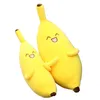 Plüschtier Bananenkissen weicher Riese Cartoon gelbe Frucht Spielzeug Mädchen hält Schlafkissen Geschenk Requisiten Dekoration 35 Zoll 90 cm DY506314820956