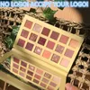 18 Color Nude Glitter Eyeshadow Matte Shimmer eye shadow Palette accept your logo