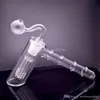 Cam Bongs Su Boruları 6 Kol perc percolator gaz verici Dab yağı Donanımları Cam Bongs su boruları ortak 18.8mm nargile çekiç