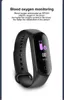 M3 Smart Wristband Watch 0.96 Inch Screen Blood Pressure Heart Rate Monitor Fitness Sport Bracelet Tracker