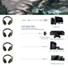 سماعة ألعاب التمويه سعة 3.5 مم من سماعات الرأس المحترفة للسماعات المحمولة على سماعة الرأس مثبتة على رأس الهاتف لمحول PS4 PS3 Xbox