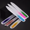 Crystal Glass Nail Files Slitstark Crystal File Nail Buffer NailCare Nail Art Tool för manikyr UV polskt verktyg 140x12x3mm