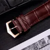 Top Brand Mens Zegarki Biznes Mechaniczny Automatyczny Watch Luksusowe Prawdziwej Skóry Pasek Diament Daydate Księżyc Faza Ruch Ruchu Zegarki Dla Mężczyzn Ojciec Dnia Prezent