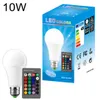 LED 전구 E27 RGB LED 램프 10W 5W 3W 전구 라이트 110V 원격 제어 16 색상 변경 Lampada Global