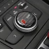 Auto-accessoires Center Multi Media Knob Button Trim Sticker Cover frame Interieur Decoratie voor Audi A4 A5 S4 S5 B9 2017-20202287
